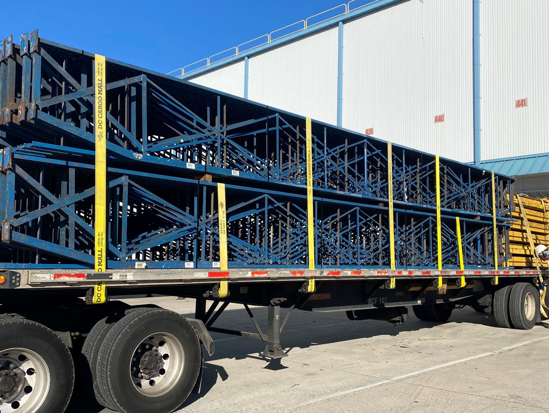 Lot of truck load of Structural Pallet Racks 30'H X 36"D X 112"L - Image 3 of 5