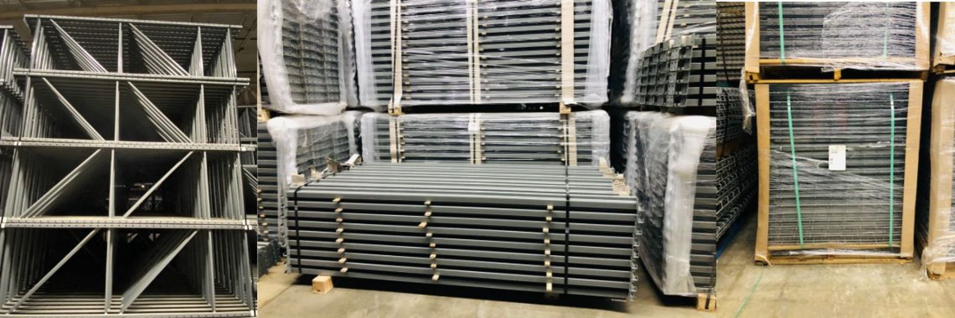 10 BAYS OF 8'H X 36"D X 96"L KEYSTONE STYLE PALLET RACKS - Image 2 of 6