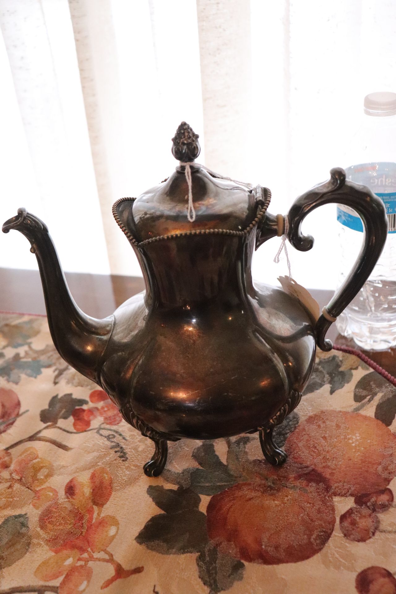 Silverplate teapot
