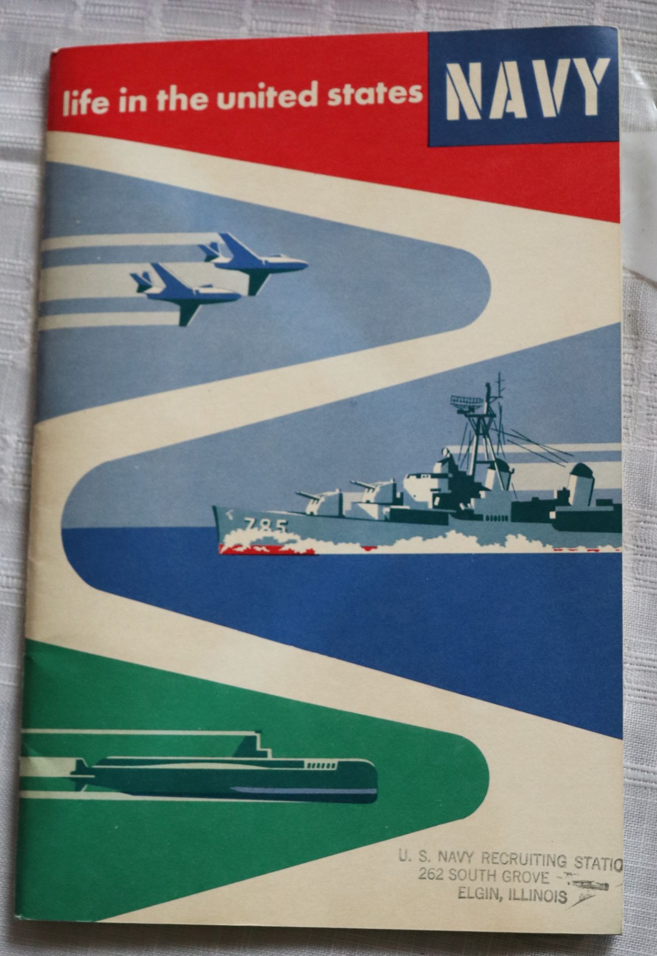 Life in the United States Navy brochure