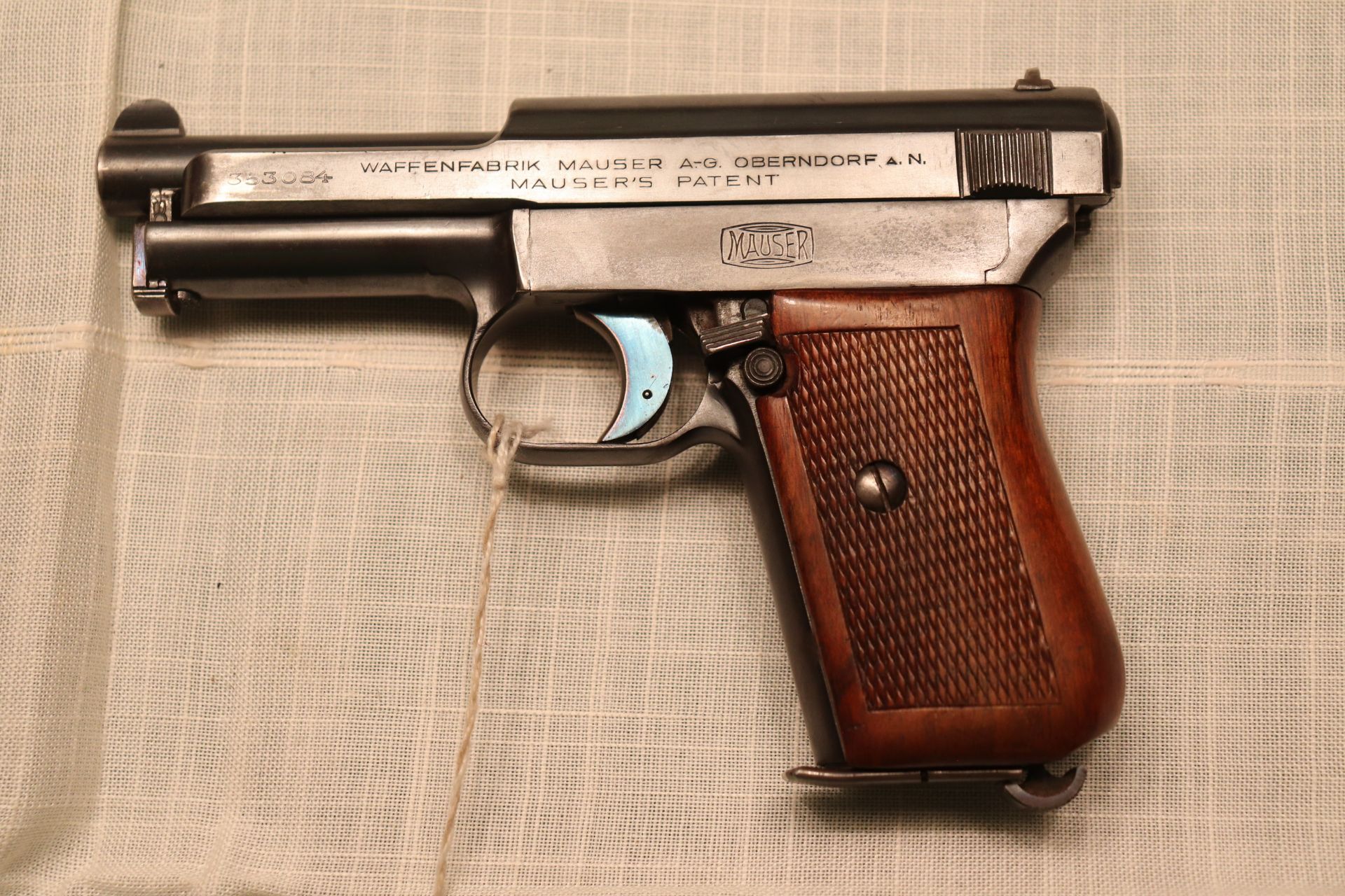 7.65×53mm Waffenfabrik Mauser semi-auto pistol - Image 2 of 7