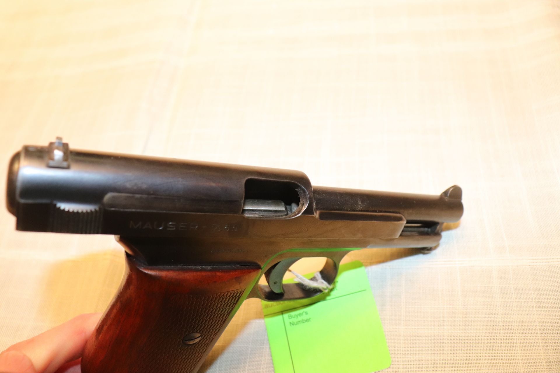 7.65×53mm Waffenfabrik Mauser semi-auto pistol - Image 7 of 7