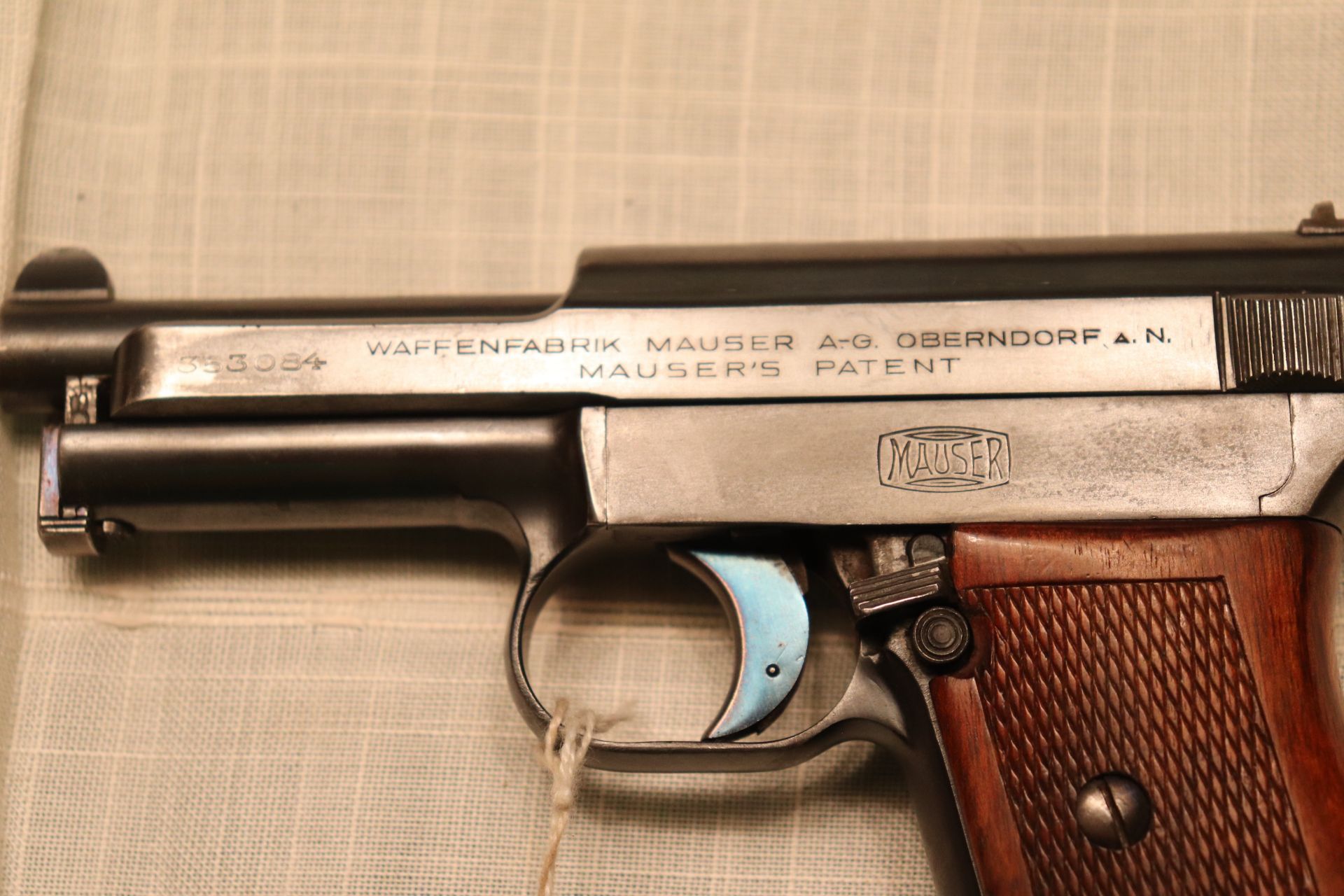 7.65×53mm Waffenfabrik Mauser semi-auto pistol - Image 3 of 7