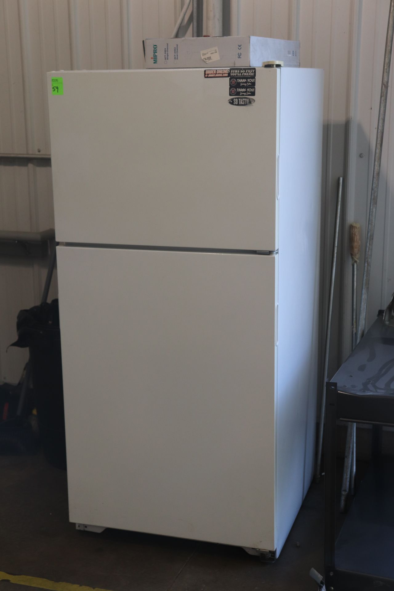 Haier model HTE14 residential refrigerator