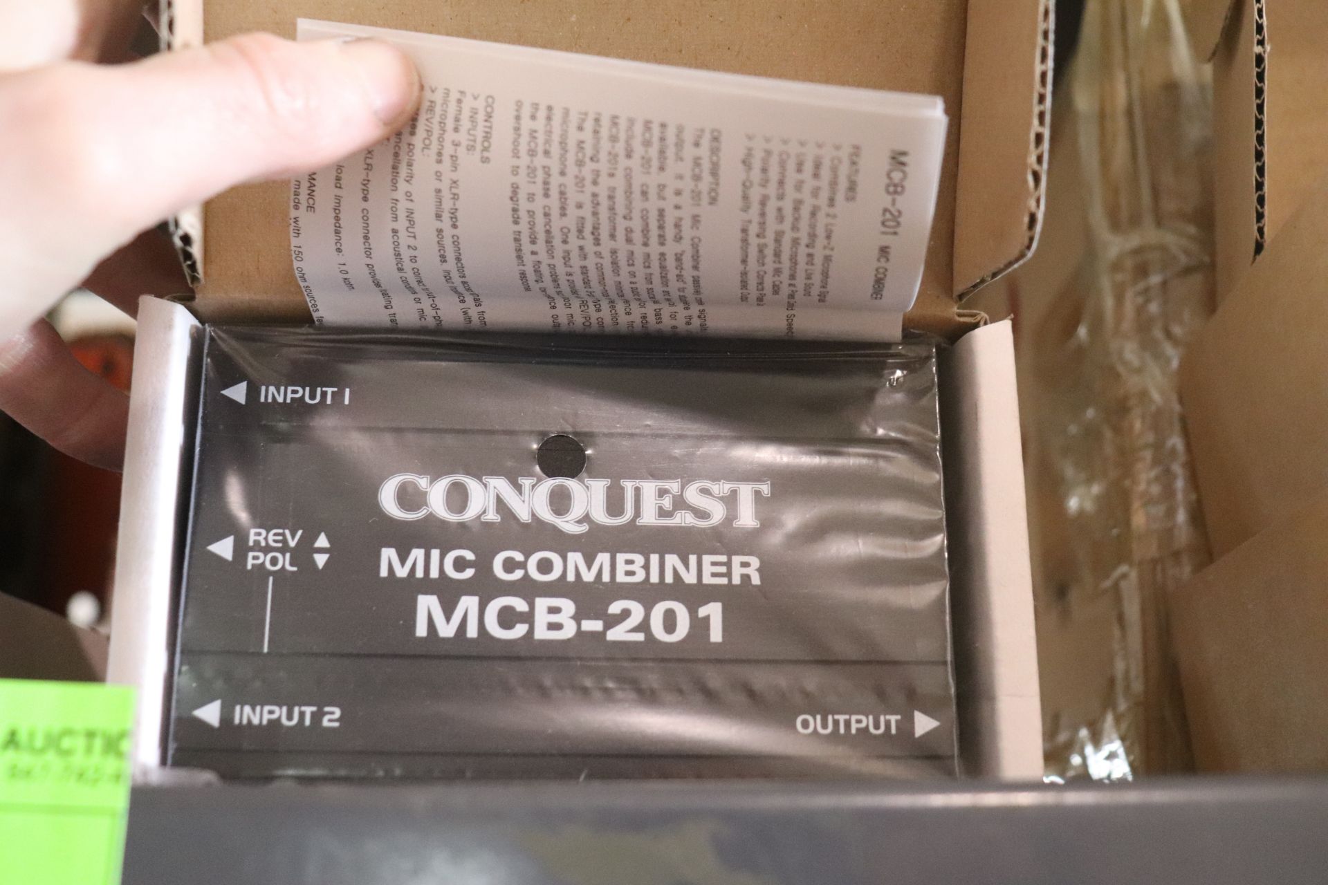 6 Conquest MCB-201 Mike Combiner boxes - Image 2 of 2