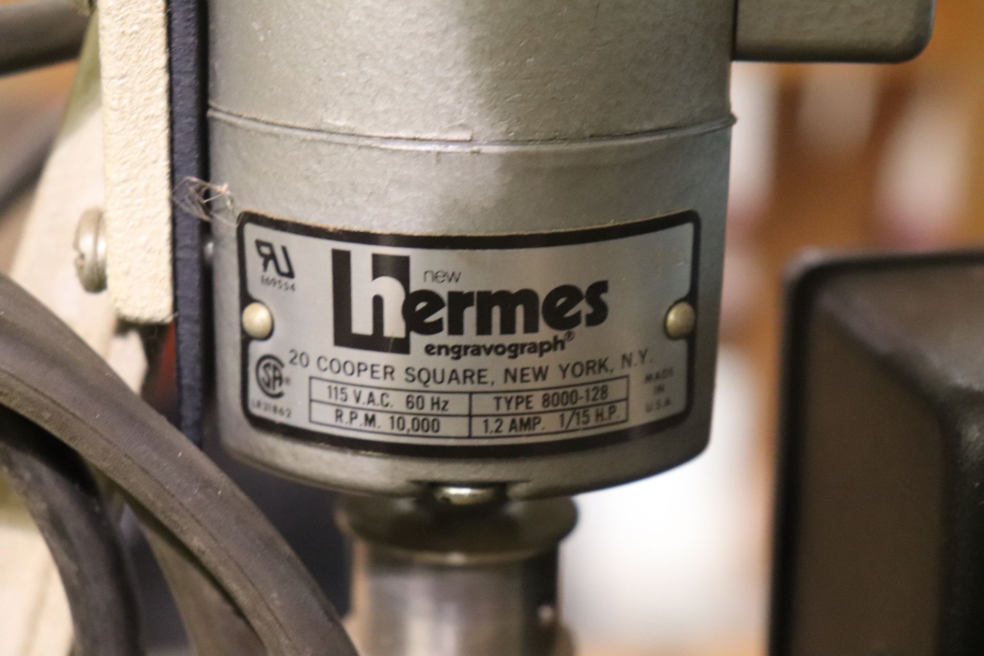 Hermes engravograph, serial #3400010004 - Image 3 of 3