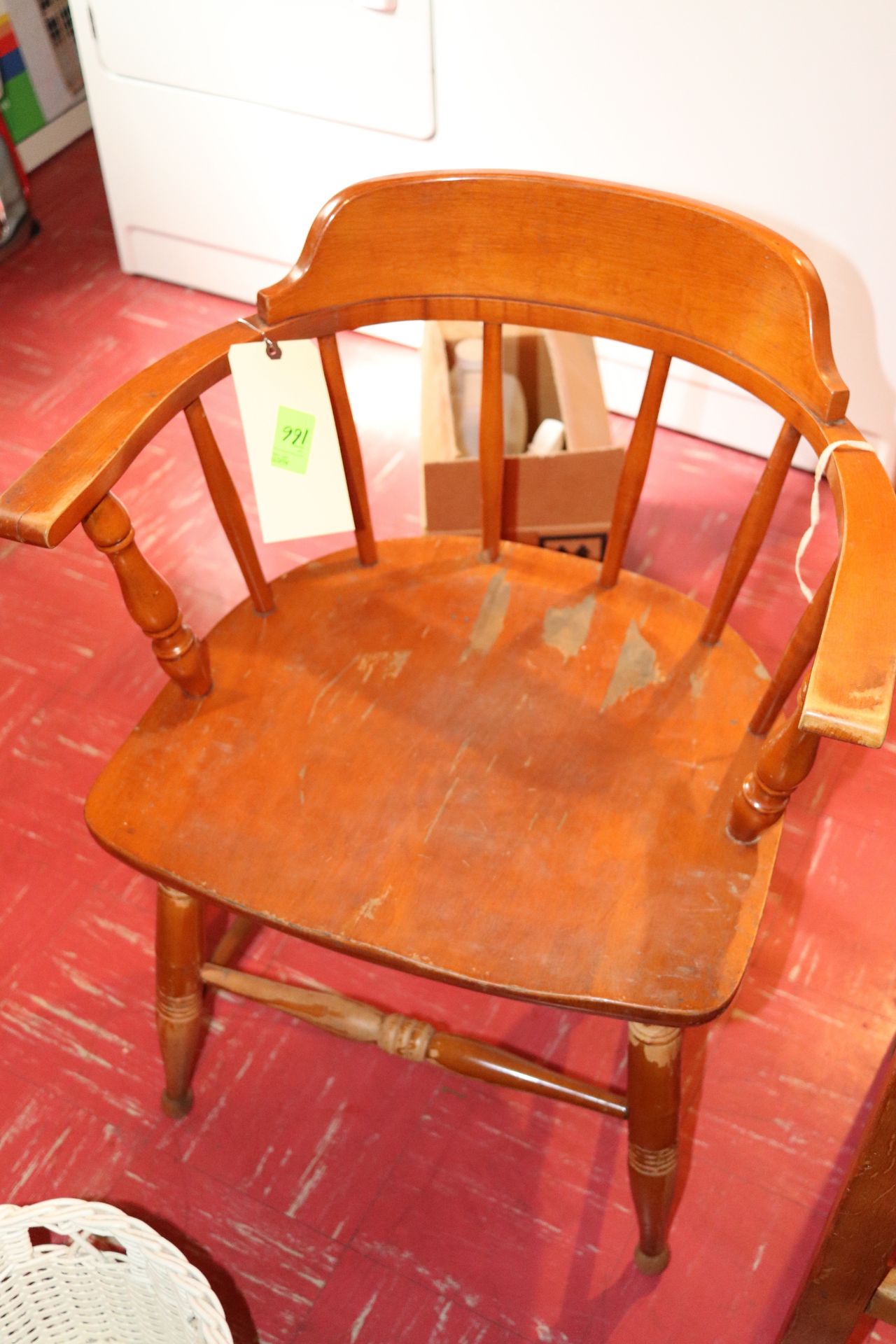 Wood armchair
