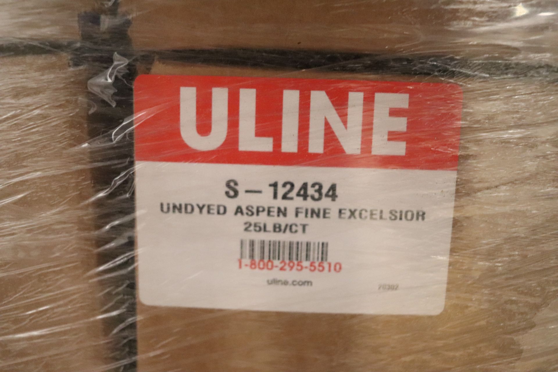 Eleven cases of Uline undyed Aspen Fine Excelsior packing material, model S-12434 - Image 3 of 3