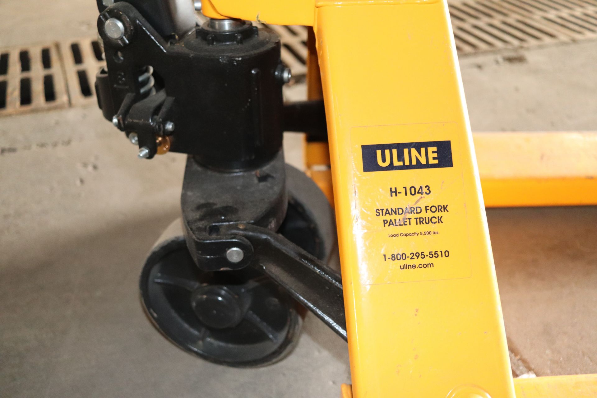 Uline Standard Fork pallet truck, H1043, late removal - Image 3 of 3