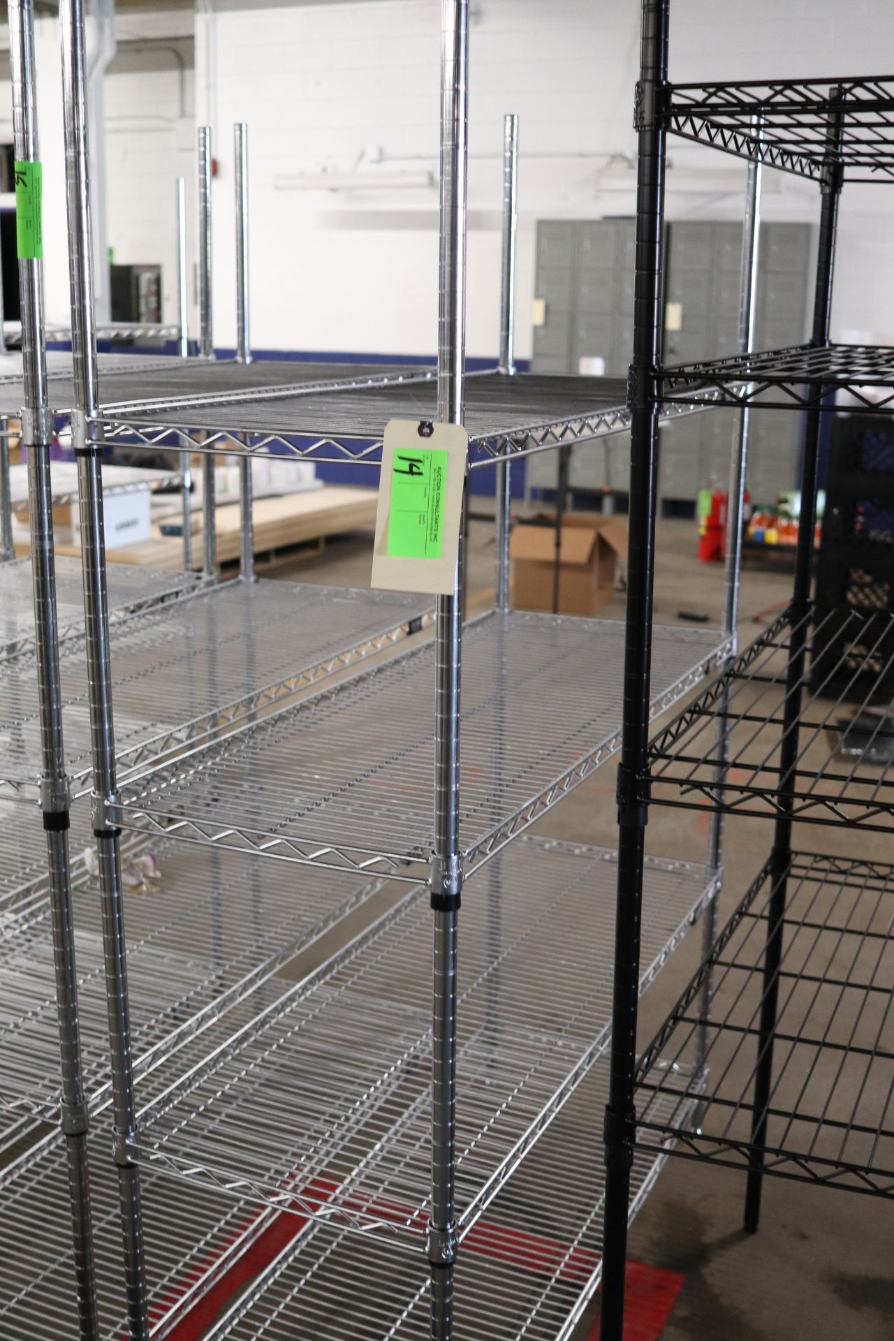 Uline NSF stainless steel rack, 48" x 18"