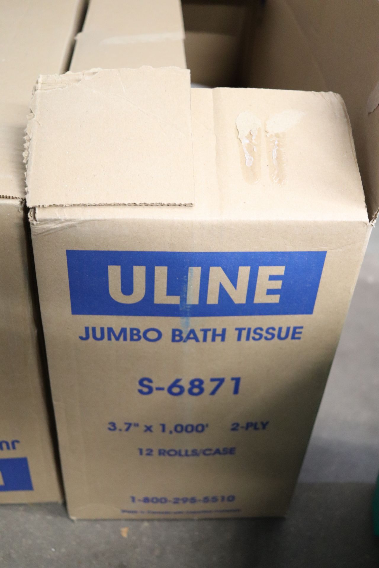 Two and a half cases of Uline jumbo bath tissue, S6871 - Image 2 of 2