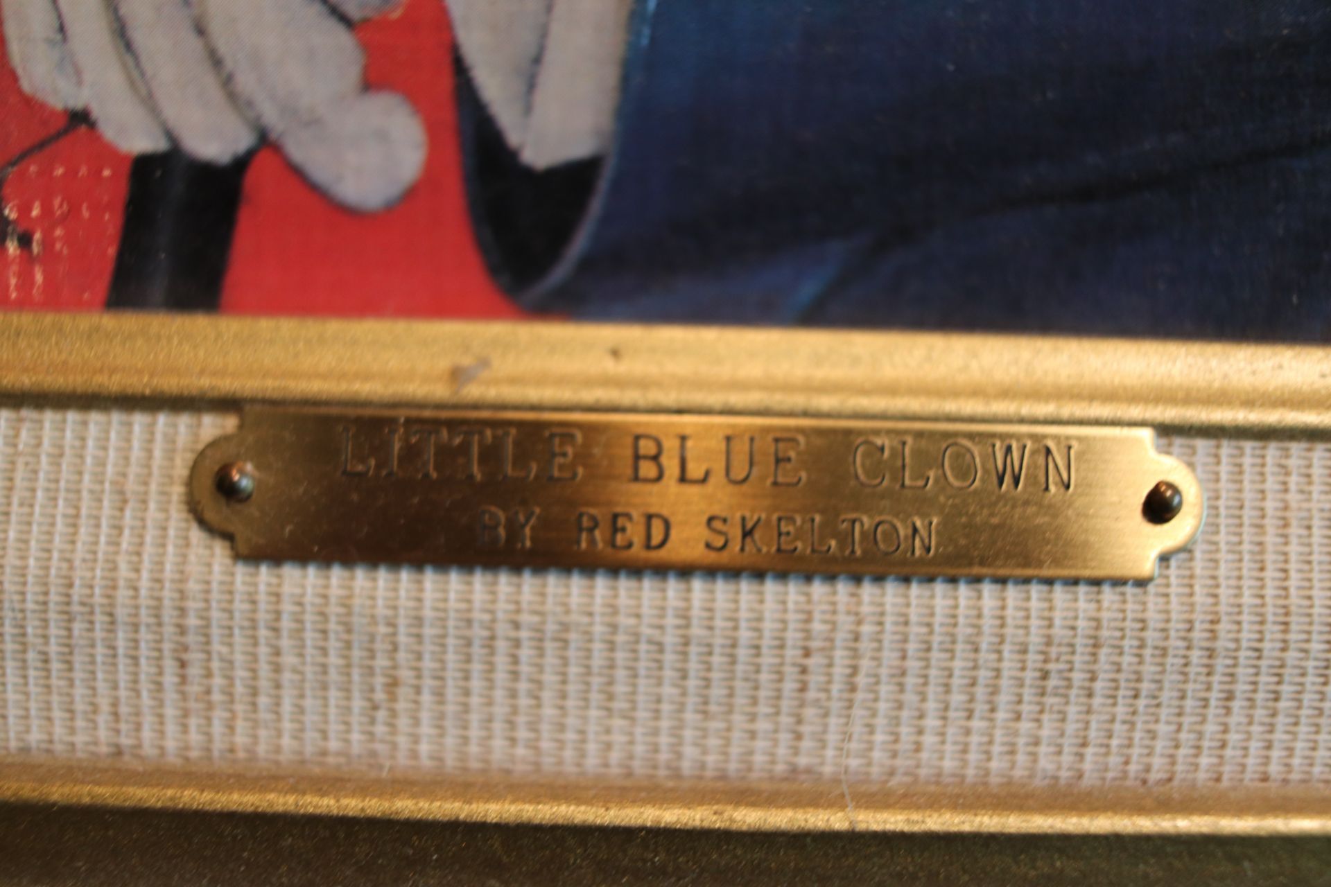 Framed lithograph, "Little Blue Crown", by Red Skelton, numbered 1311/5000, approximate canvas size - Image 5 of 8