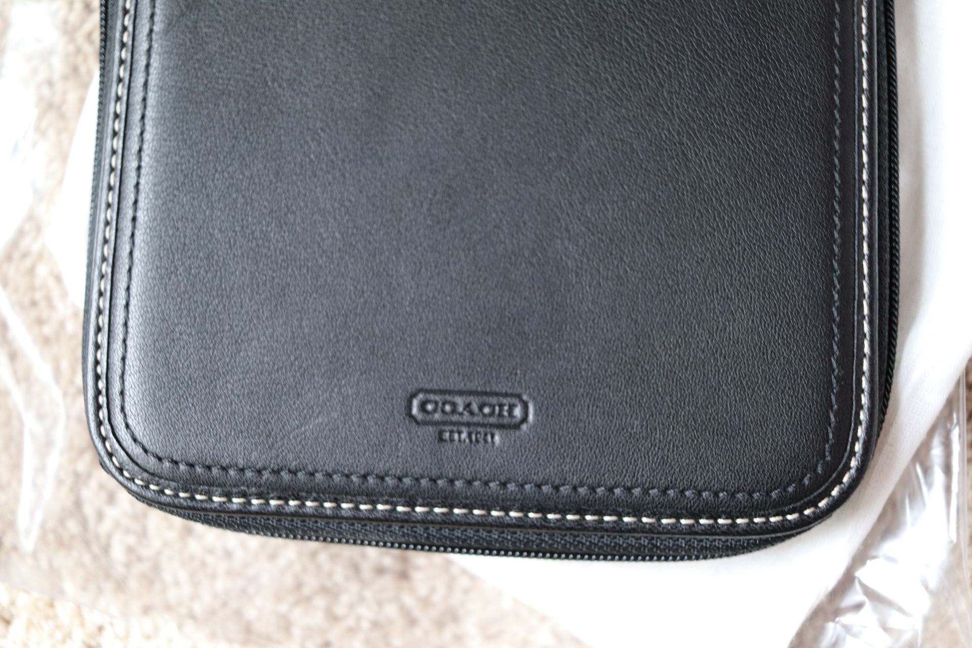 Coach leather CD case - Image 2 of 3