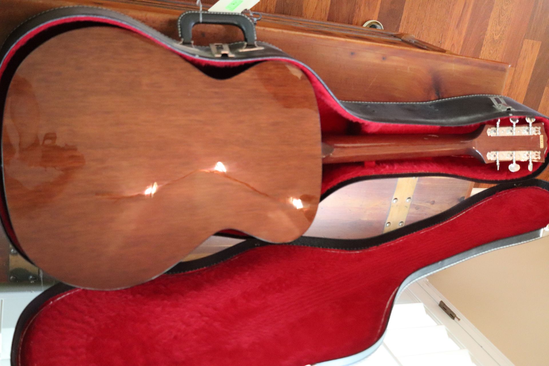 Sekooa six-string acoustic guitar, model F1000, with case - Image 4 of 4