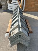 (6) 14" x 14" x 8' Wraps Wall-Ties VertiBrick Aluminum Concrete Forms, 6-12 Hole Pattern. Located in