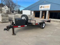 (1) 12' x 80" Single Axle Deck Over Trailer by Central Iowa Fabrication. Located in Mt. Pleasant, IA