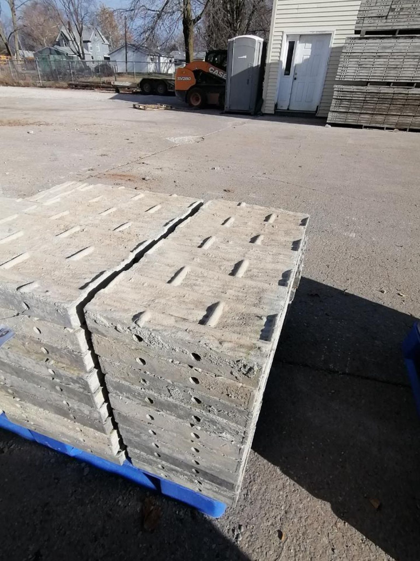 (8) 18" x 2', (17) 16" x 2', (6) 14" x 2' & (10) 12" x 2' Symons Textured Brick Aluminum Concrete Fo - Image 6 of 8