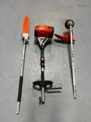 (1) Stihl KM131R with Line Head Trimmer Attachment & Long Reach Chainsaw. Located in Mt. Pleasant, I