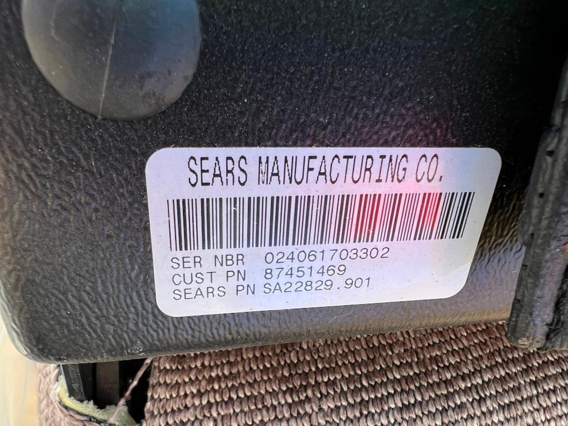 (1) CASE Dozer Seat Tension Ride Sears Manufacturing. Located in Mt. Pleasant, IA. - Image 4 of 4