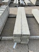 (14) 8" x 8' Wall-Ties VertiBrick Aluminum Concrete Forms, 6-12 Hole Pattern. Located in Mt. Pleasan