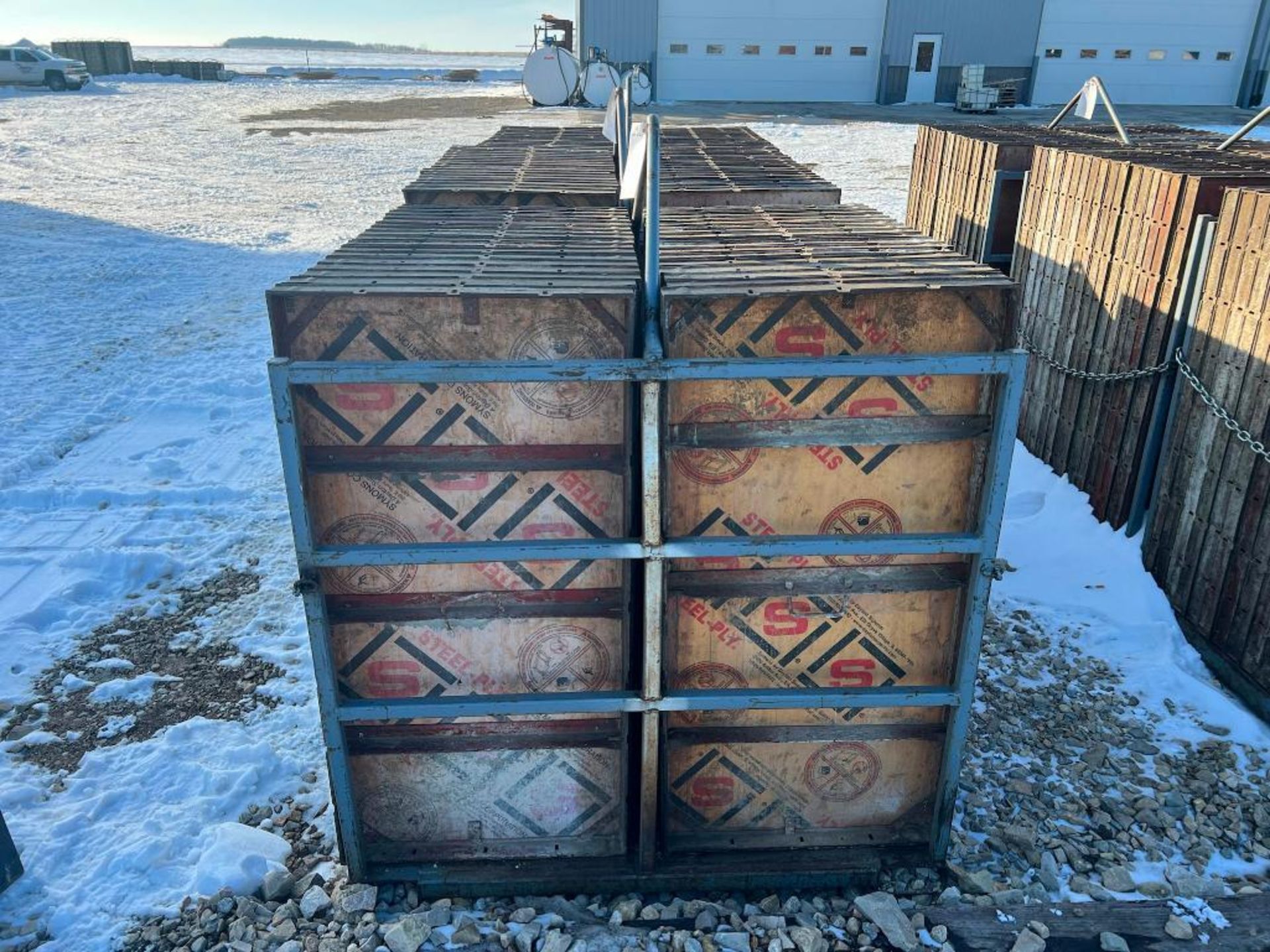 (34) 2' x 4' Symons Steel Ply Forms, Basket is Included. Located in Orchard, IA. - Image 2 of 2