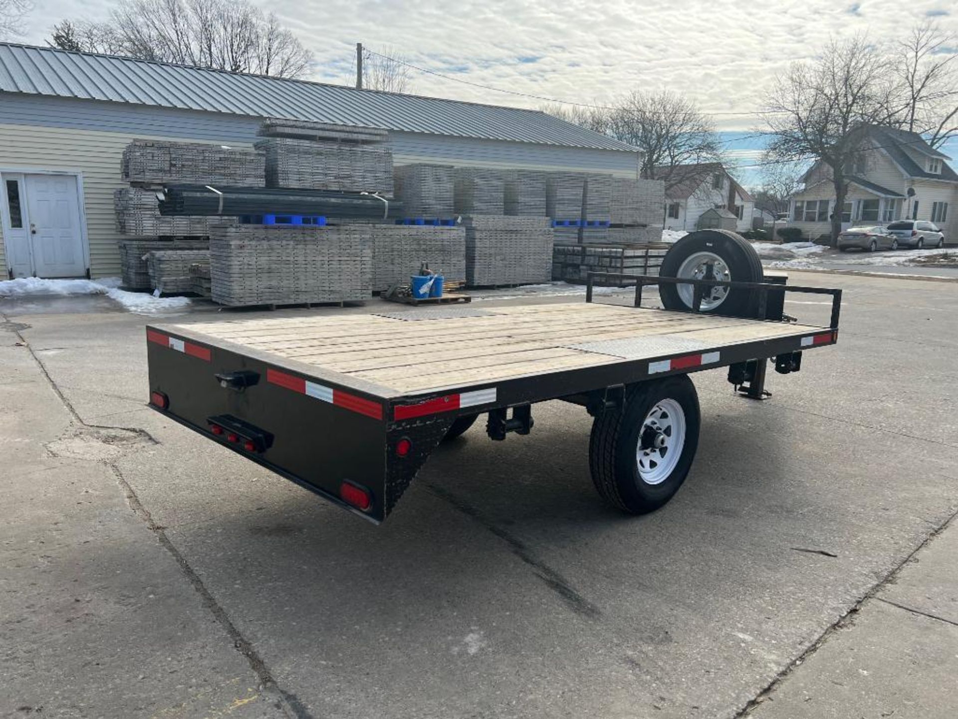 (1) 12' x 80" Single Axle Deck Over Trailer by Central Iowa Fabrication. Located in Mt. Pleasant, IA - Image 3 of 10