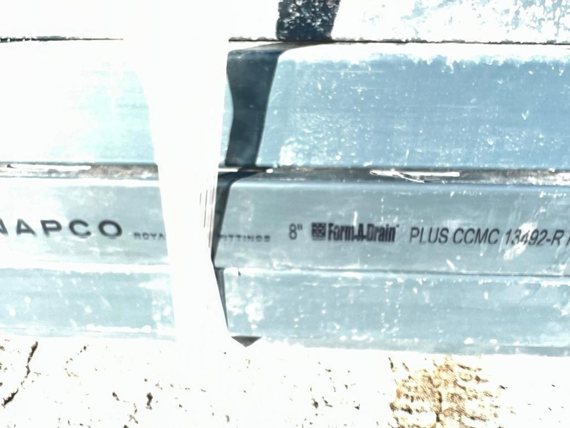 (32) 8" x 12' NAPCO Form-A-Drain Lineal Concrete Foundation Drainage. Located in Mt. Pleasant, IA. - Image 3 of 4