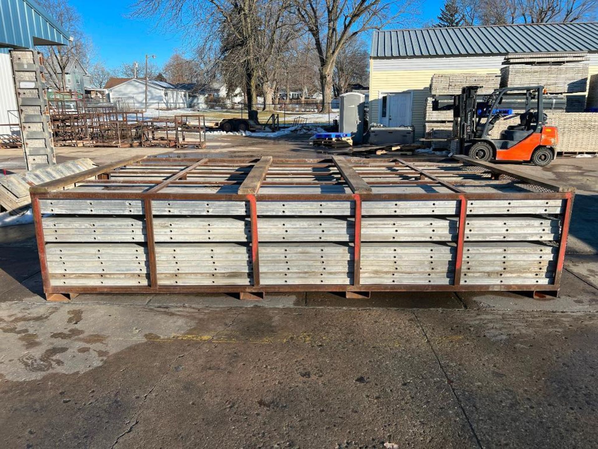 Lot of Wall-Ties Smooth Aluminum Concrete Forms. (220) 2' x 14' and 3' x 8' x 14' Filler Cage to Inc - Image 8 of 23