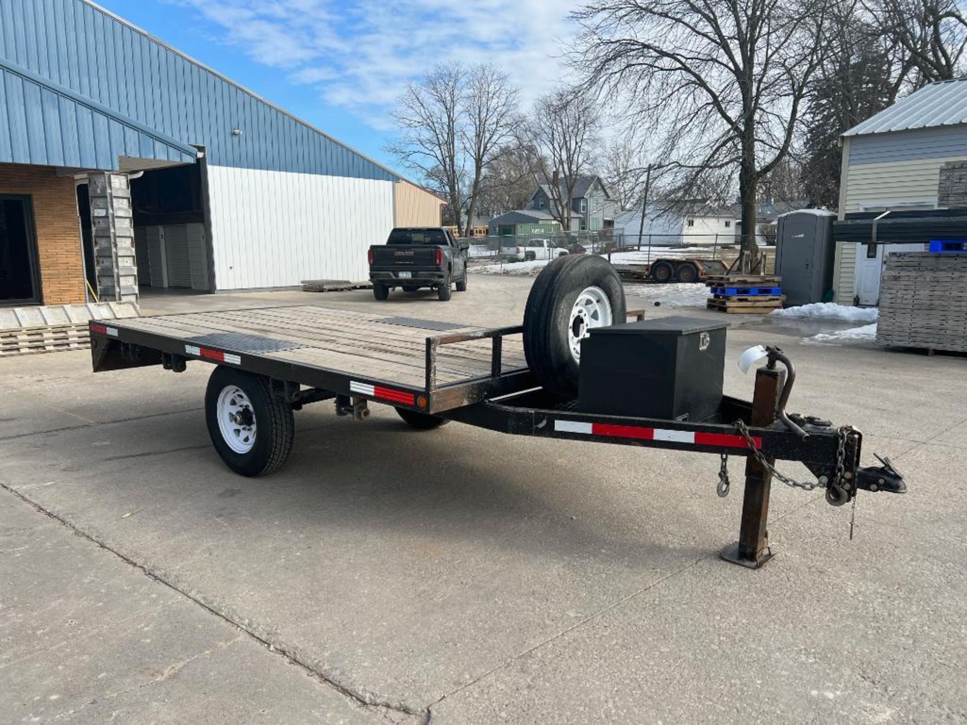 (1) 12' x 80" Single Axle Deck Over Trailer by Central Iowa Fabrication. Located in Mt. Pleasant, IA - Image 2 of 10