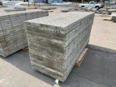 (20) 3' x 8' Wall-Ties VertiBrick Aluminum Concrete Forms, 6-12 Hole Pattern, Attached Hardware. Loc