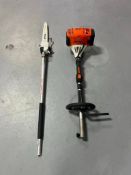 (1) Stihl KM131R with Long Reach Chainsaw. Located in Mt. Pleasant, IA.