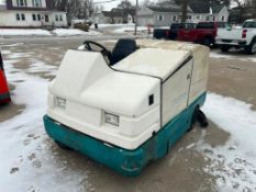 (1) Tennant 7400 Riding Floor Scrubber, Serial #7400-4113. Located in Mt. Pleasant, IA.