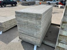 (20) 3' x 8' Wall-Ties VertiBrick Aluminum Concrete Forms, 6-12 Hole Pattern, Attached Hardware. Loc