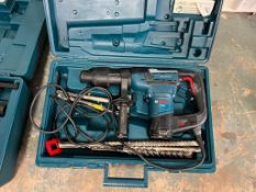 Bosch Hammer Drill RH540 with Bits and Carrying Case. Located in Mt. Pleasant, IA