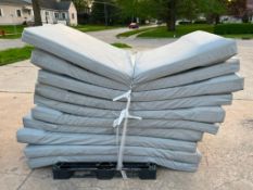 (10) Derby Industries Mattresses, Model #C453575P, Located in Mt. Pleasant, IA