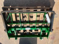 New Frontier Pallet Fork, Model #AP12G, Serial #1XFAP12GLM0024912. Located in Mt. Pleasant, IA