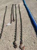 (2) 10' & (2) 6' Log Chains with hooks. Located in Mt. Pleasant, IA