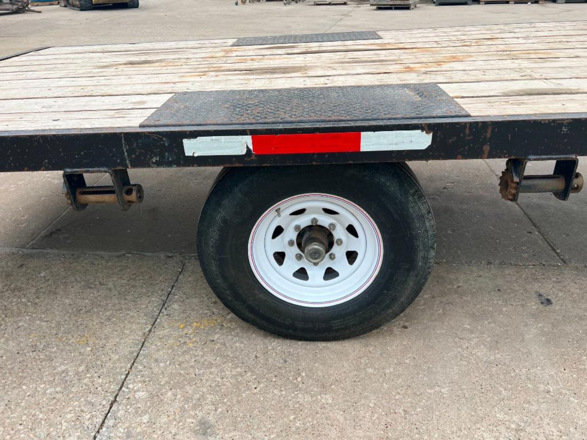 12' x 80" Single Axle Deck Over Trailer by Central Iowa Fabrication with Utility Box, Spare Tire & S - Image 6 of 7