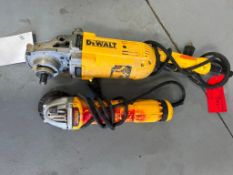 (1) DeWalt  4 1/2" Angle Grinder, DWE4519 & (1) DeWalt 5" Angle Grinder, DWE43114. Located in Mt. Pl