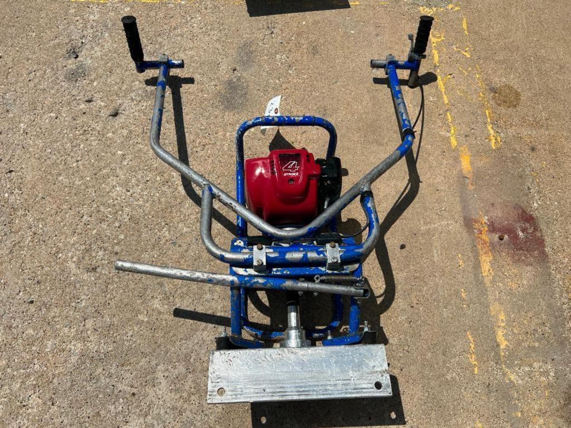 Marshalltown Shockwave Power Screed, Honda 4 Stroke Engine, Unknown Hours, Serial #4037. Located in