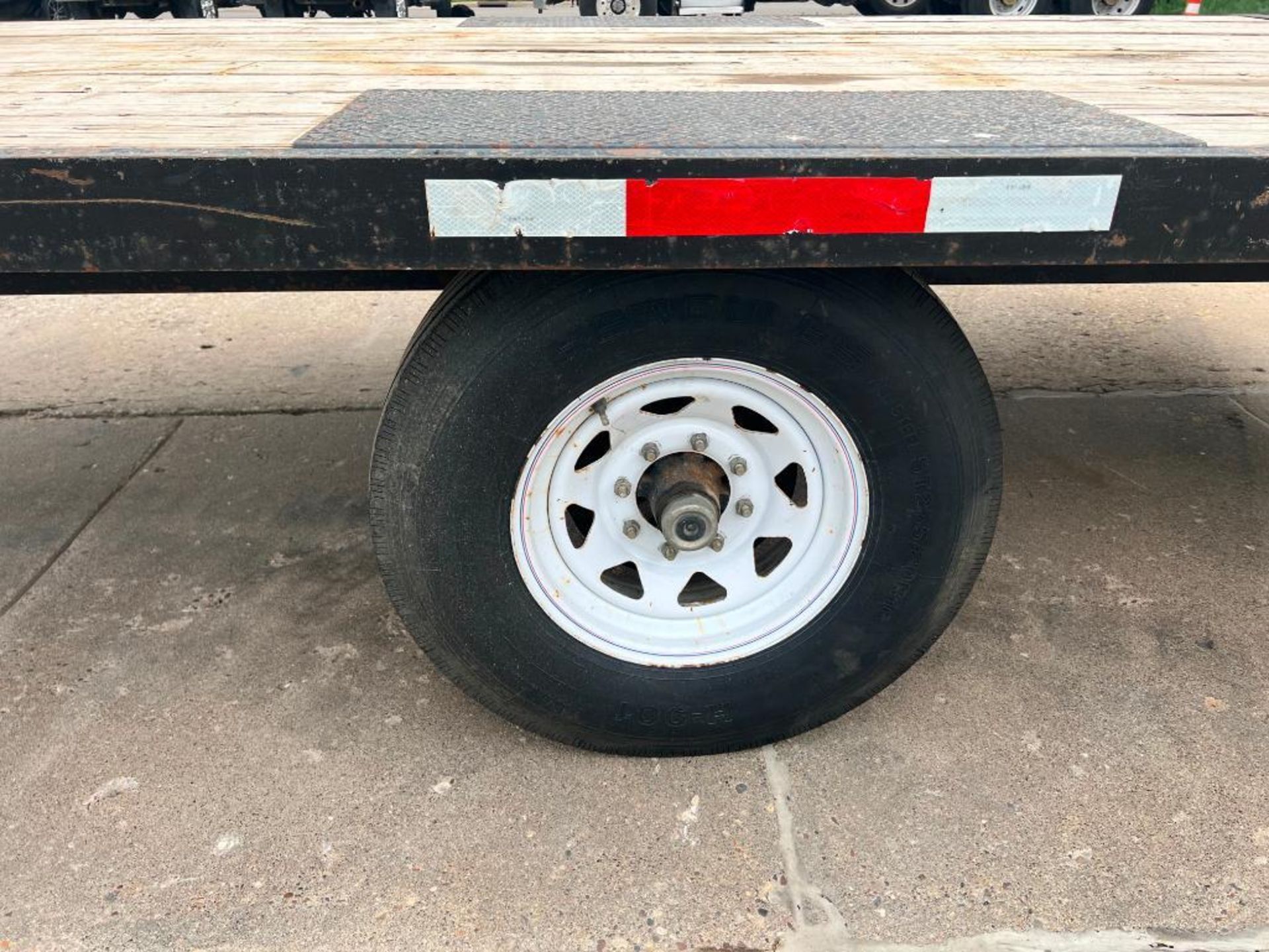 12' x 80" Single Axle Deck Over Trailer by Central Iowa Fabrication with Utility Box, Spare Tire & S - Image 4 of 7