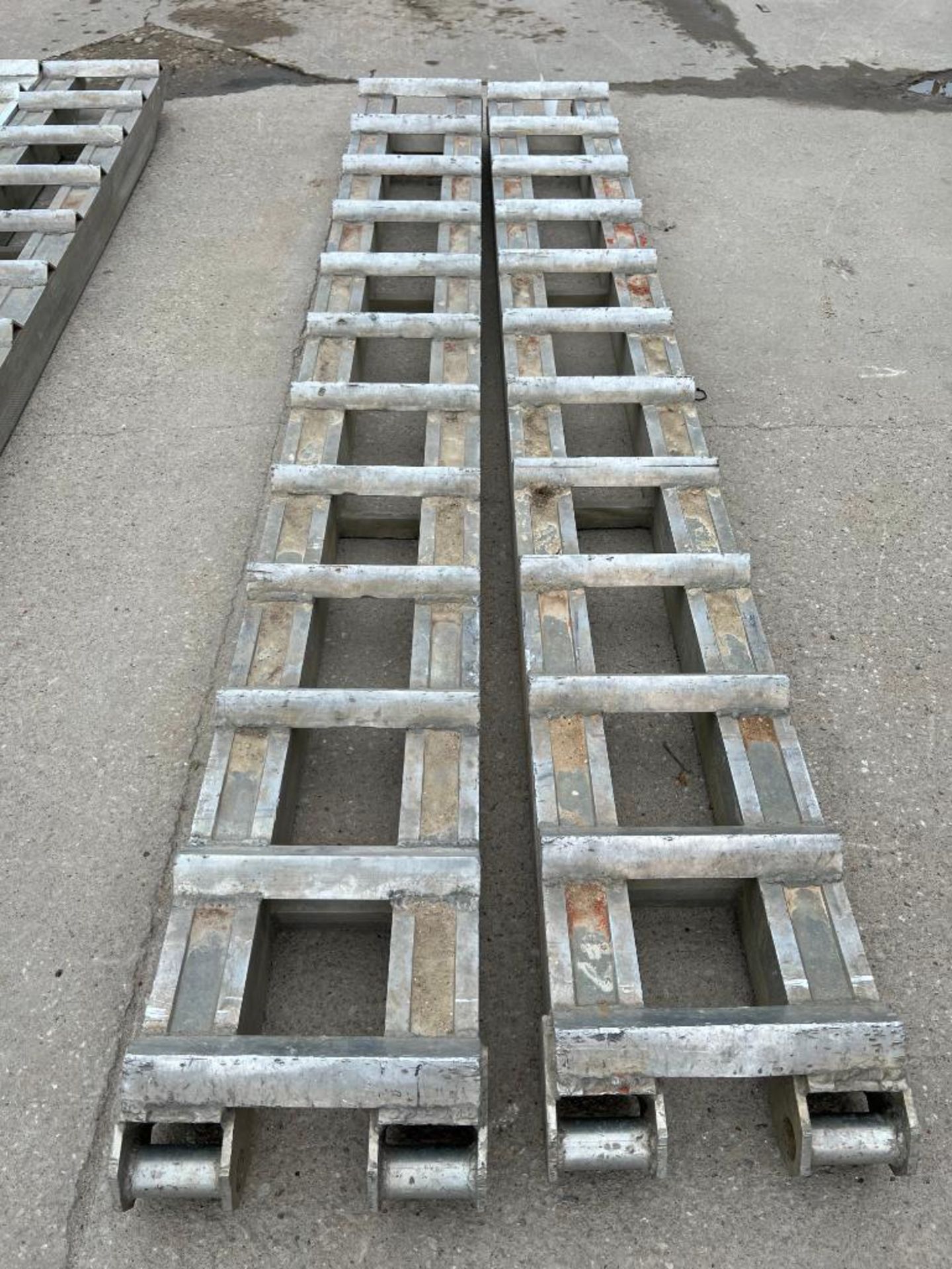 (2) 10' x 14" x 5" Aluminum Trailer Ramps. Located in Mt. Pleasant, IA - Image 3 of 4