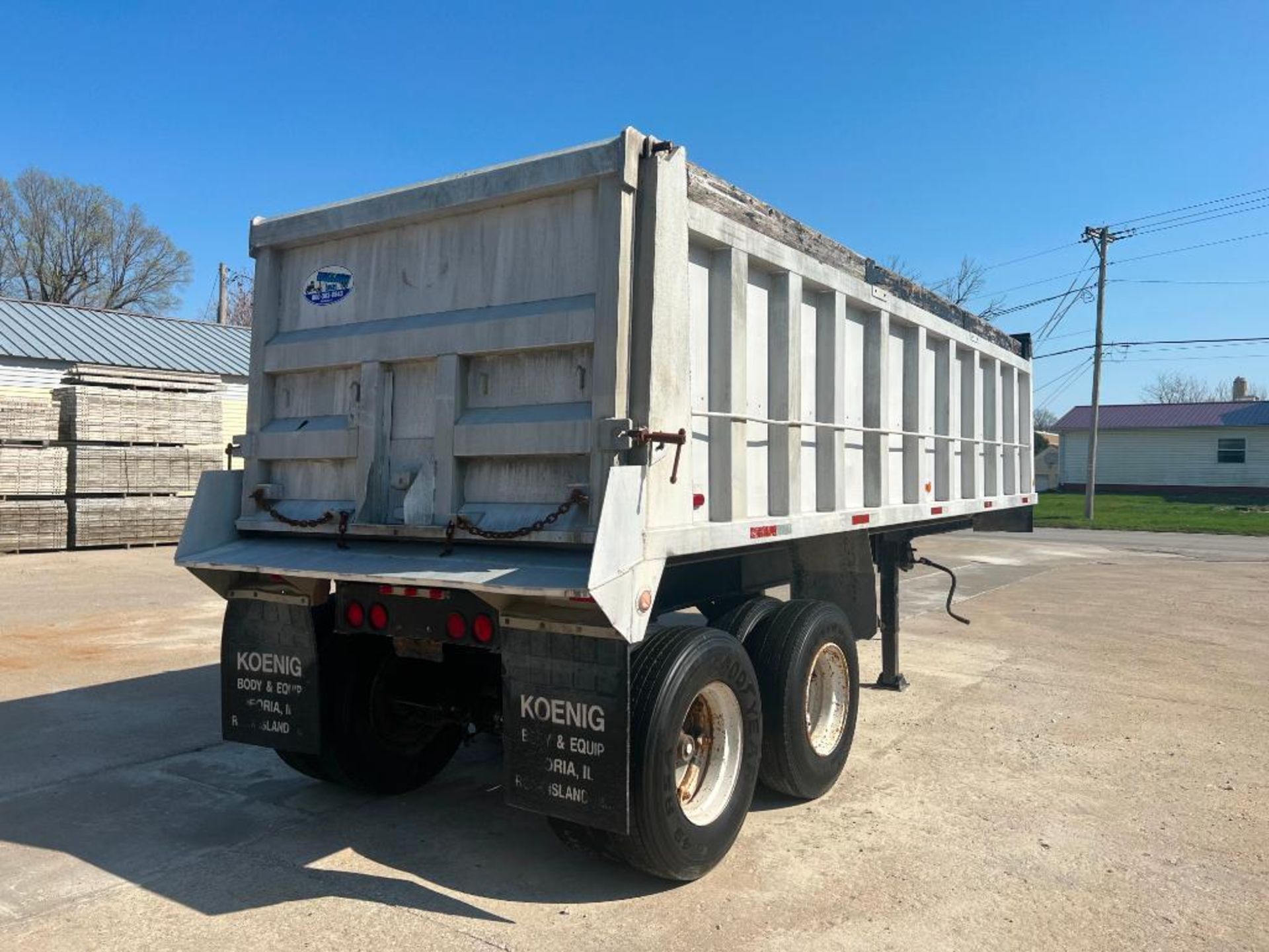 1977 Dorsey End Dump Semi Trailer, VIN #11306, 26’ x 96” x 60” Aluminum Box, Polly Liner, Coal Chute - Image 4 of 16