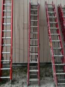 (2) 24' Werner Professional Extension Ladders, 300# Rated 1A. Located in Mt. Pleasant, IA