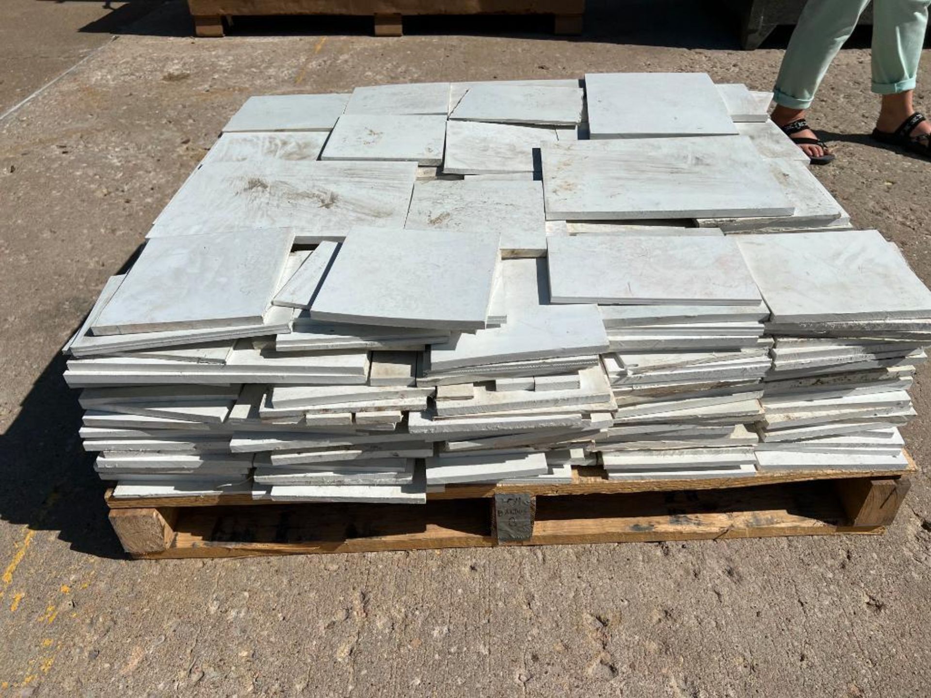 Pallet of Square Plastic Sheets. Located in Mt. Pleasant, IA - Image 2 of 2