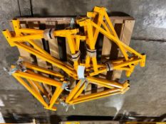Pallet of Bil-Jax Narrow Outrigger Bars. Located in Mt. Pleasant, IA