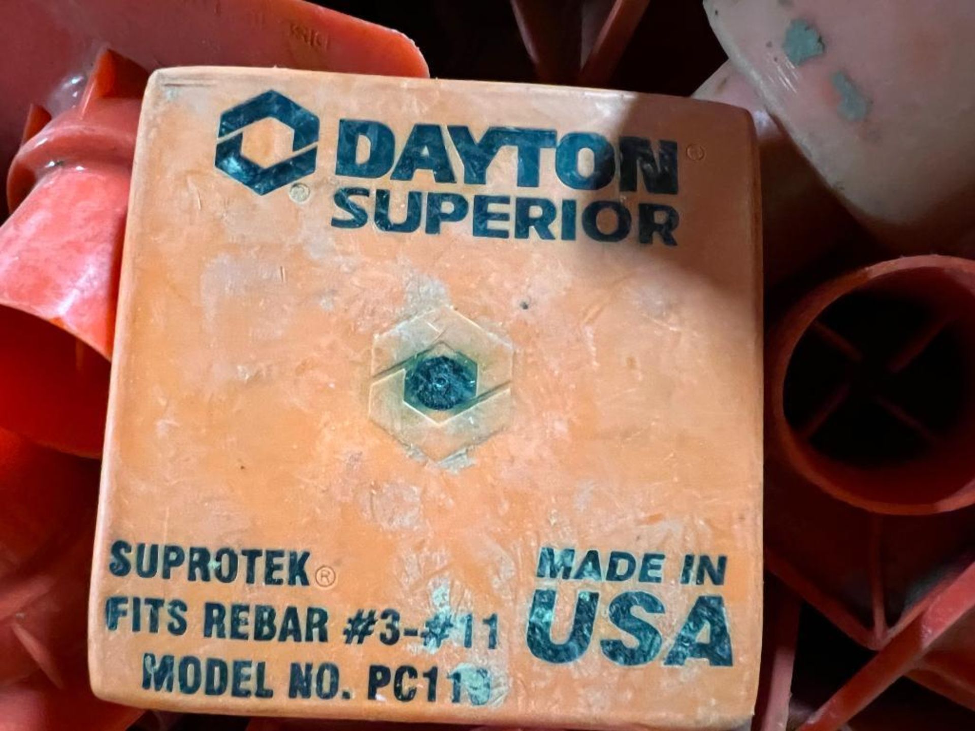 Dayton Superior Rebar Safety Caps, Fits #3 - #11. Approximately 1068. Located in Mt. Pleasant, IA - Image 2 of 5