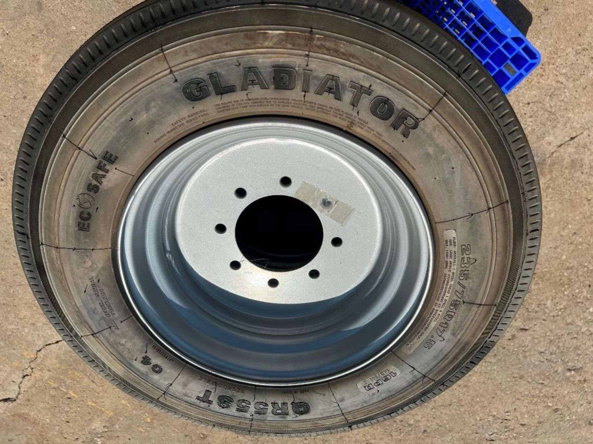 (4) New Gladiator Tire & Rim, 235/75R17.5 with 8 Bolt Rim. Located in Mt. Pleasant, IA - Image 2 of 5