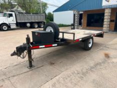 12' x 80" Single Axle Deck Over Trailer by Central Iowa Fabrication with Utility Box, Spare Tire & S