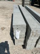 (10) 9" x 8' Leco Aluminum Concrete Forms, 6-12 Hole Pattern. Located in Eureka, MO.
